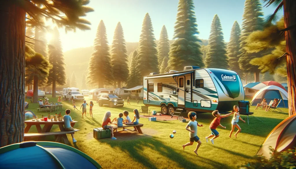 Coleman in the RV Park