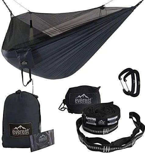 Everest Double Camping Hammock with Mosquito Net