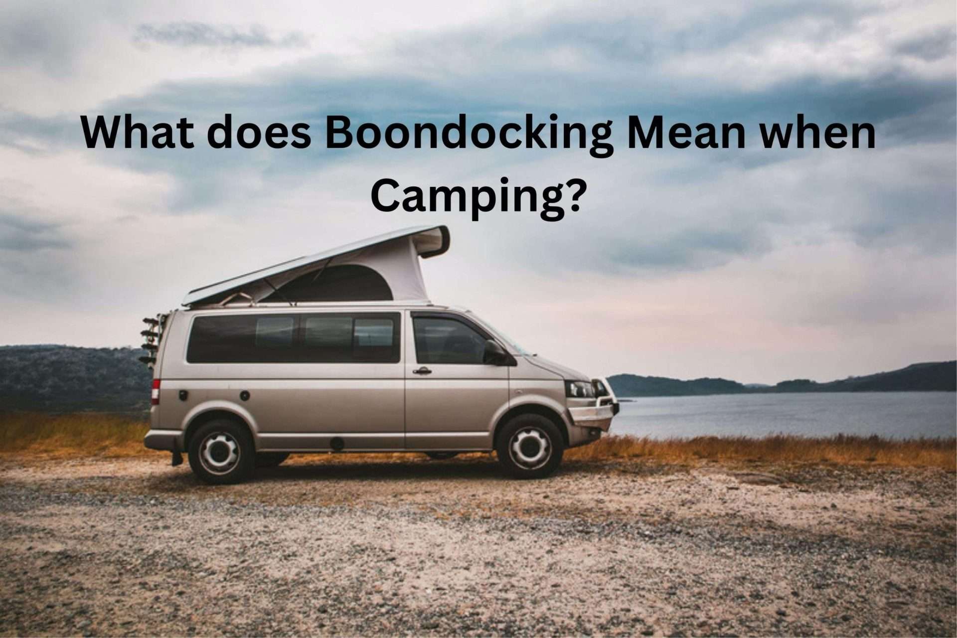 What does boondocking mean when camping?