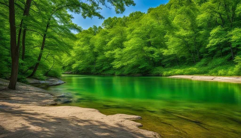 Kankakee River State Park, Indiana Dunes State Park, and Hoosier National Forest