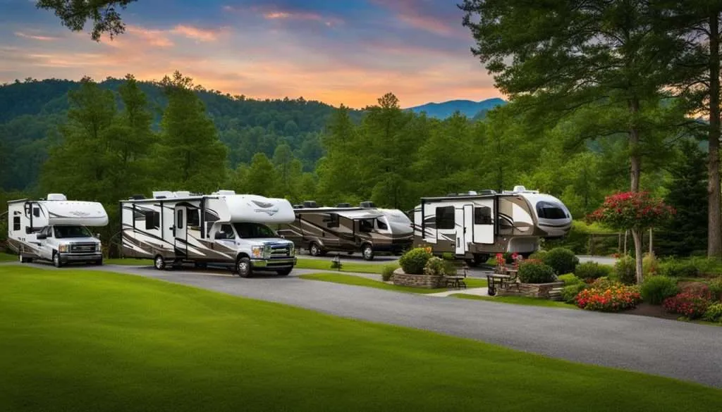 Pigeon Forge TN camper rentals